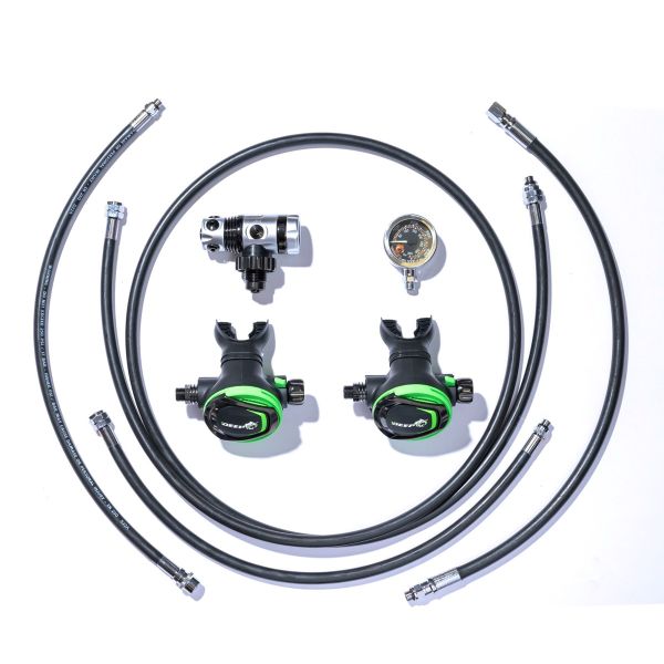 Signature 'DIR' Single Tank Package Regulator Package | Deep 6 Gear